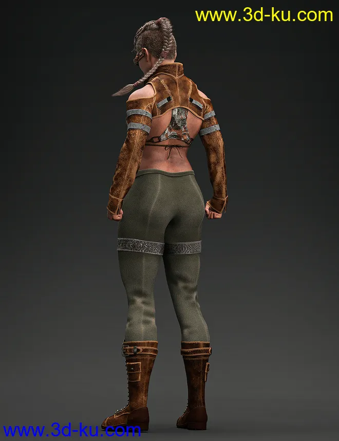 Zero38 Outfit for Genesis 8 Females模型的图片3