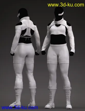 3D打印模型Zero38 Outfit for Genesis 8 Females的图片