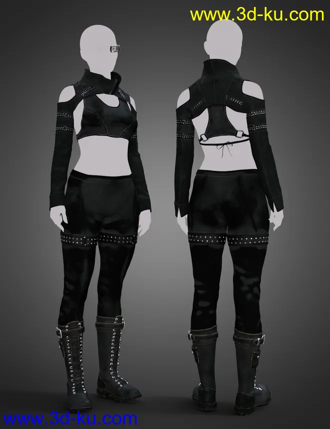 Zero38 Outfit Texture Add-on模型的图片5