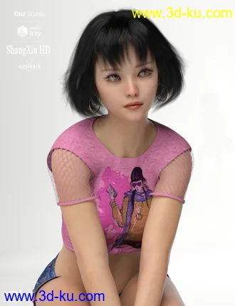3D打印模型ZhangXiu HD For Genesis 8 Female的图片