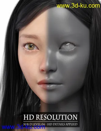 3D打印模型ZhangXiu HD For Genesis 8 Female的图片