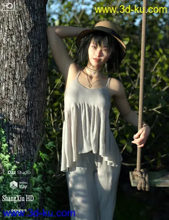 3D打印模型ZhangXiu HD For Genesis 8 Female的图片