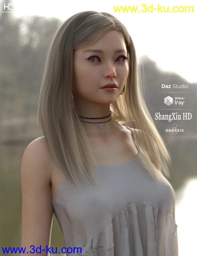 ZhangXiu HD For Genesis 8 Female模型的图片11
