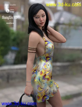 3D打印模型ZhangXiu HD For Genesis 8 Female的图片