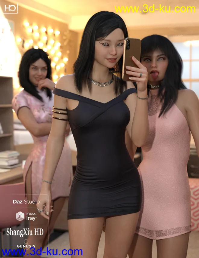 ZhangXiu HD For Genesis 8 Female模型的图片18