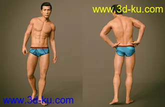 3D打印模型Zhen HD for Genesis 8.1 Male的图片