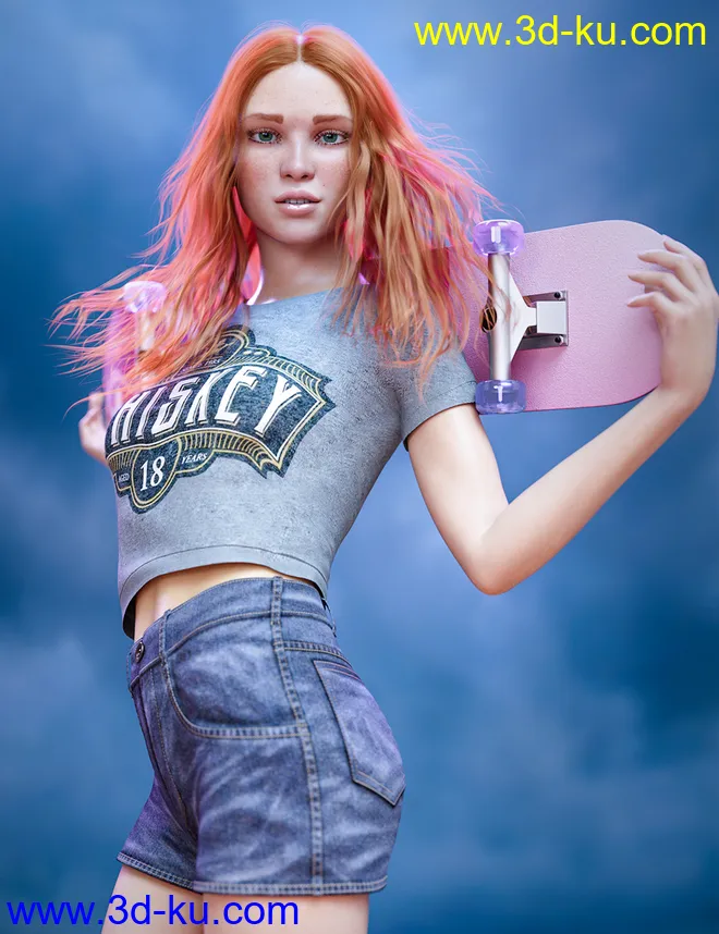 Ziggie For Genesis 8.1 Female模型的图片10