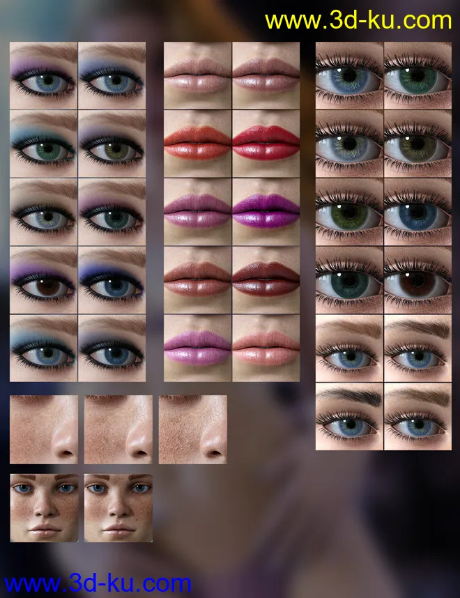 Ziggie For Genesis 8.1 Female模型的图片18