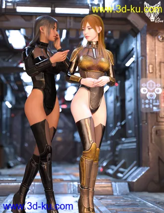3D打印模型ZK Mars 5 Outfit for Genesis 8 and 8.1 Females的图片