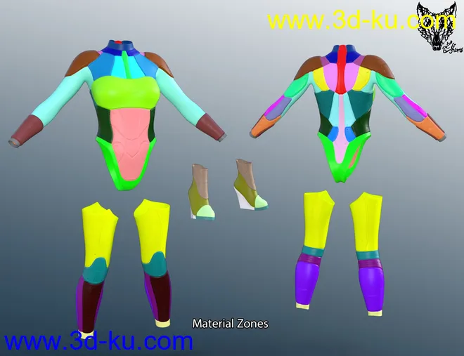 ZK Mars 5 Outfit for Genesis 8 and 8.1 Females模型的图片4