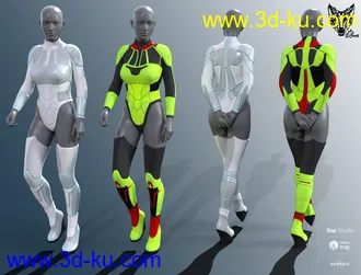 3D打印模型ZK Mars 5 Outfit for Genesis 8 and 8.1 Females的图片