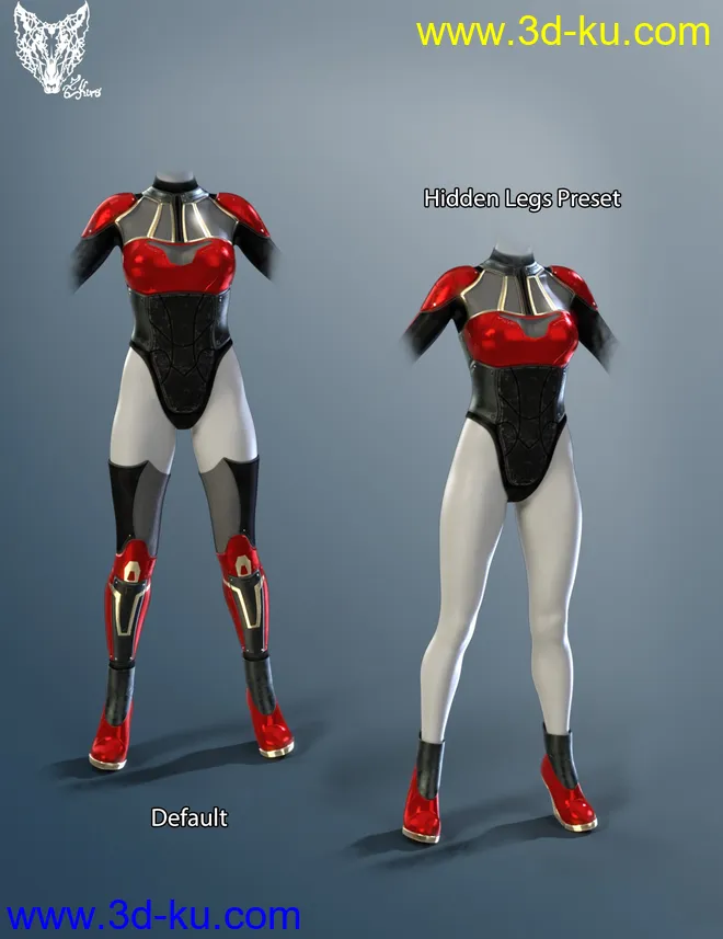 ZK Mars 5 Outfit for Genesis 8 and 8.1 Females模型的图片9