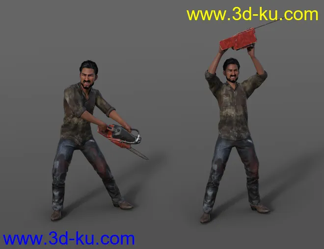 Zombie Survivor Animations for Genesis 8.1 Male and Genesis 8.1 Female模型的图片2