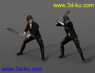 3D打印模型Zombie Survivor Animations for Genesis 8.1 Male and Genesis 8.1 Female的图片