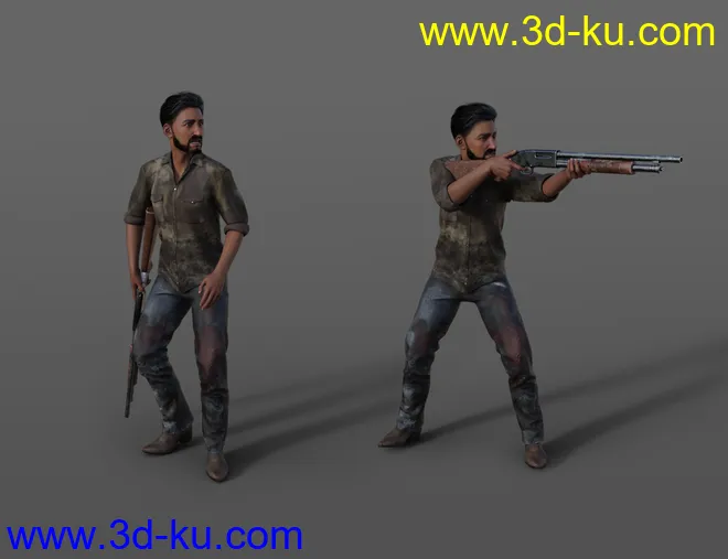 Zombie Survivor Animations for Genesis 8.1 Male and Genesis 8.1 Female模型的图片5