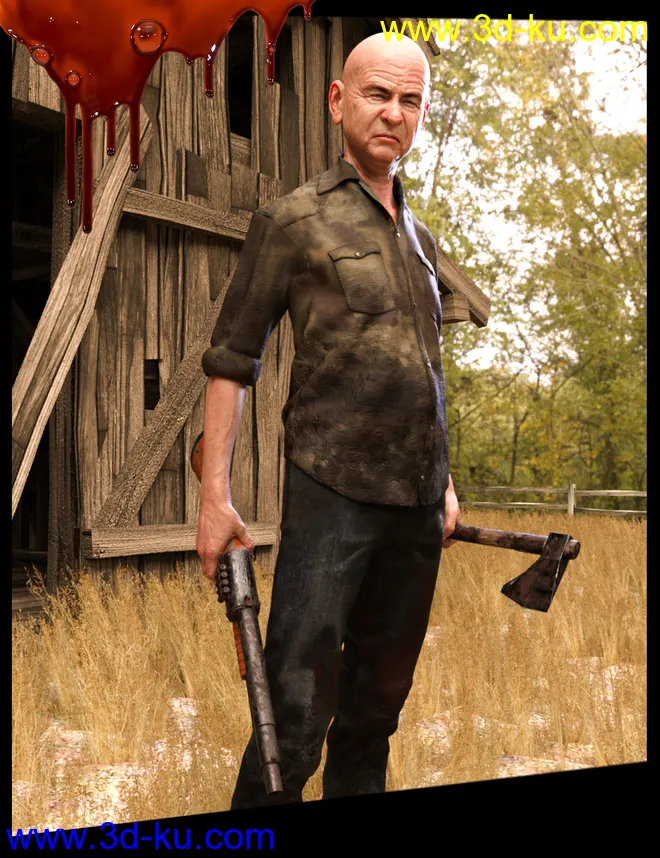 Zombie Weapons Set模型的图片4