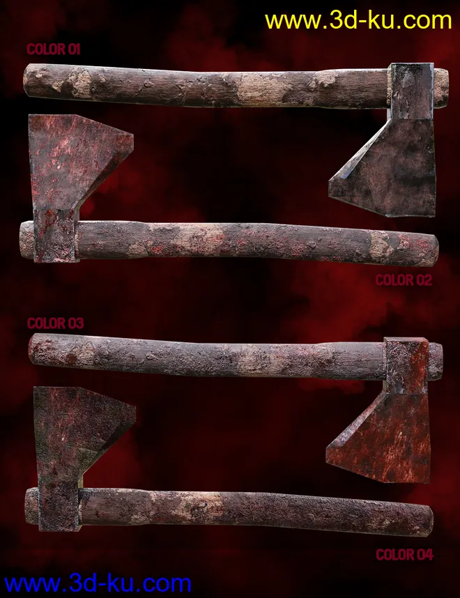 Zombie Weapons Set模型的图片9