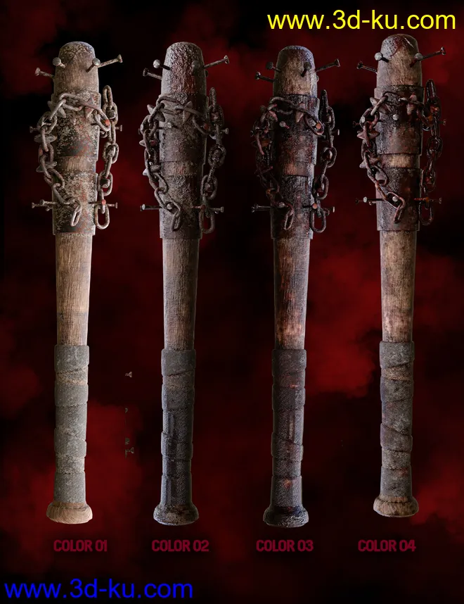 Zombie Weapons Set模型的图片10