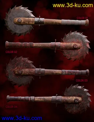 3D打印模型Zombie Weapons Set的图片