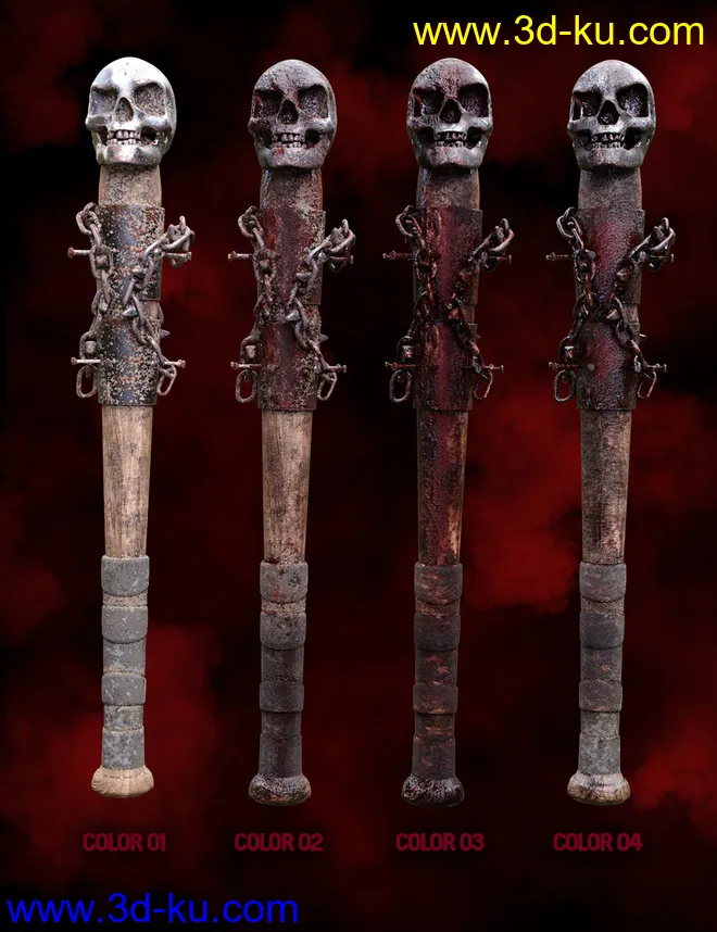 Zombie Weapons Set模型的图片14