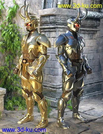 3D打印模型12 Constellation Warriors Series – Capricorn for Genesis 8 and 8.1 Male的图片