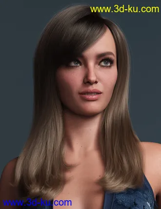 3D打印模型2022-01 Hair for Genesis 8 and 8.1 Females的图片