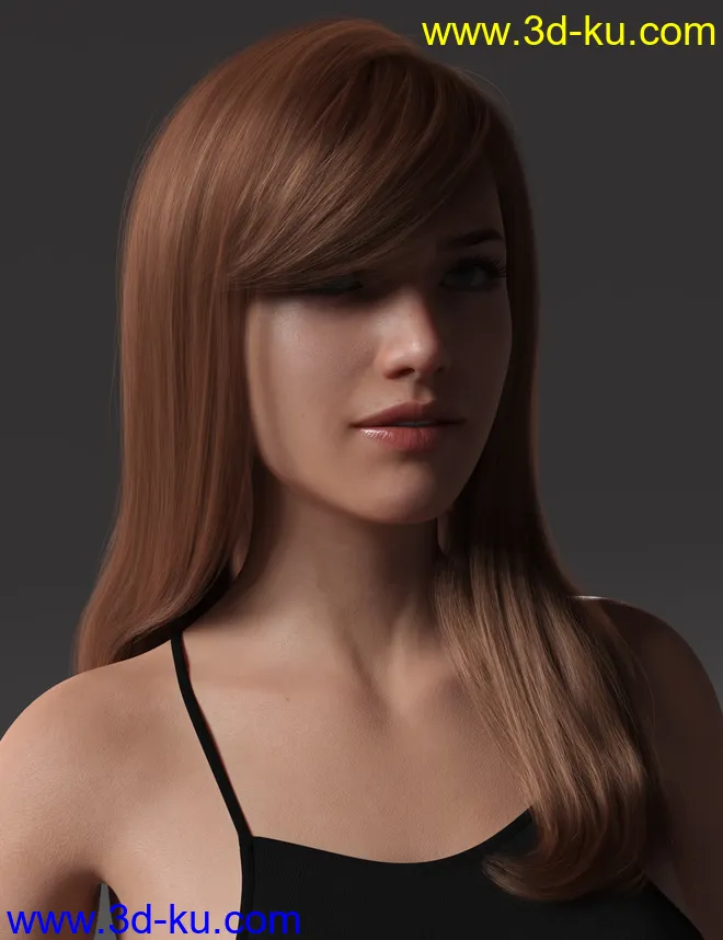 2022-01 Hair for Genesis 8 and 8.1 Females模型的图片3