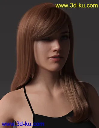 3D打印模型2022-01 Hair for Genesis 8 and 8.1 Females的图片