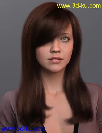 3D打印模型2022-01 Hair for Genesis 8 and 8.1 Females的图片