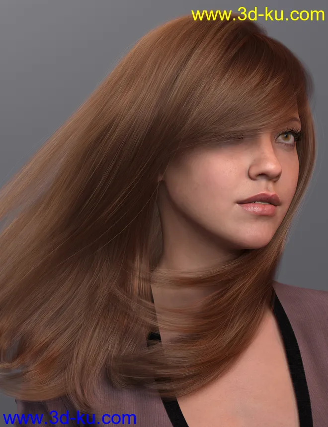 2022-01 Hair for Genesis 8 and 8.1 Females模型的图片7
