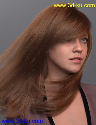 3D打印模型2022-01 Hair for Genesis 8 and 8.1 Females的图片