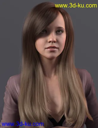 3D打印模型2022-01 Hair for Genesis 8 and 8.1 Females的图片