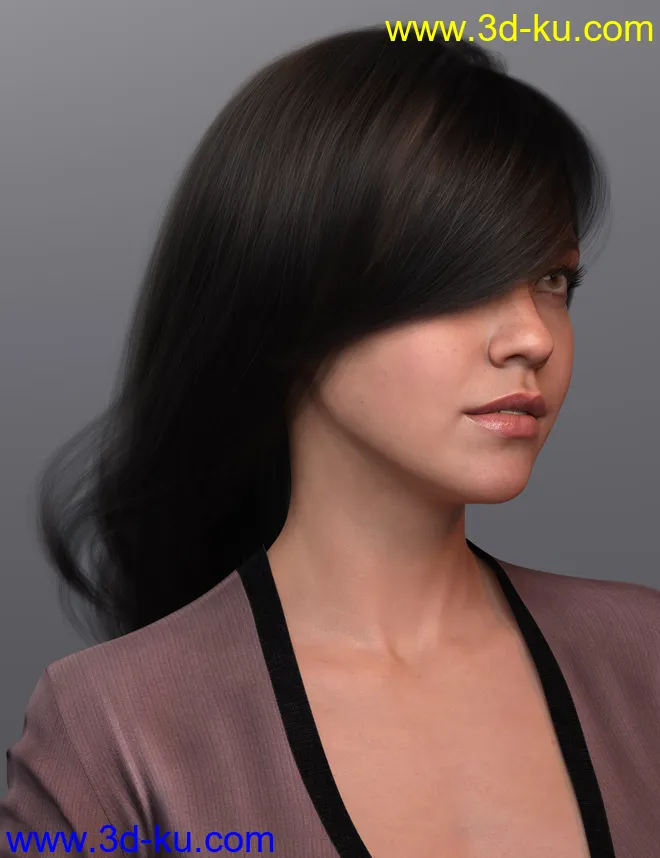 2022-01 Hair for Genesis 8 and 8.1 Females模型的图片9