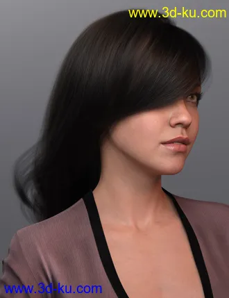 3D打印模型2022-01 Hair for Genesis 8 and 8.1 Females的图片