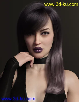 3D打印模型2022-01 Hair for Genesis 8 and 8.1 Females的图片