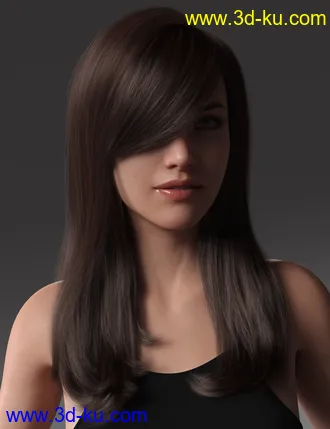 3D打印模型2022-01 Hair for Genesis 8 and 8.1 Females的图片