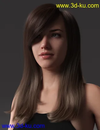 3D打印模型2022-01 Hair for Genesis 8 and 8.1 Females的图片