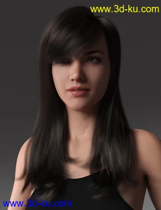 3D打印模型2022-01 Hair for Genesis 8 and 8.1 Females的图片