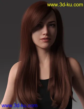 3D打印模型2022-01 Hair for Genesis 8 and 8.1 Females的图片