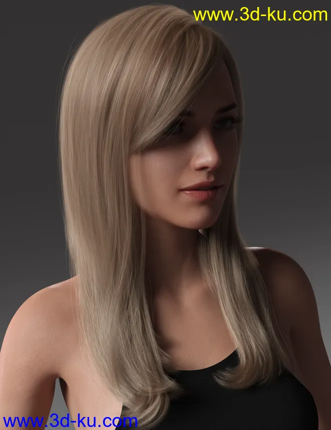 2022-01 Hair for Genesis 8 and 8.1 Females模型的图片22