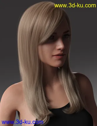 3D打印模型2022-01 Hair for Genesis 8 and 8.1 Females的图片