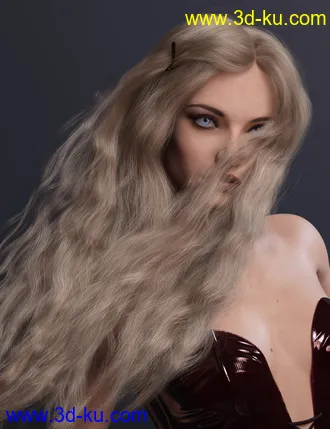 3D打印模型2022-02 Hair for Genesis 8 and 8.1 Females的图片