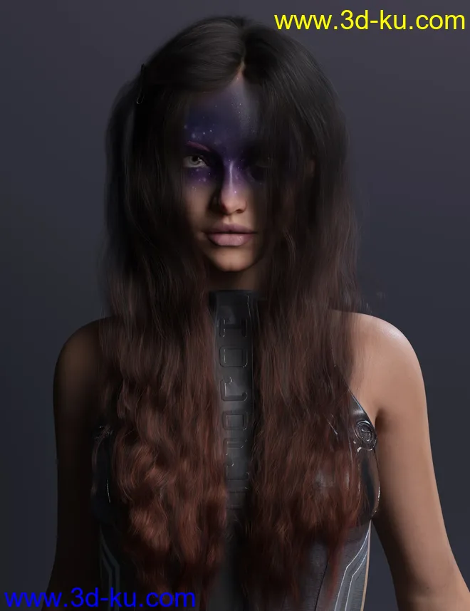 2022-02 Hair for Genesis 8 and 8.1 Females模型的图片4