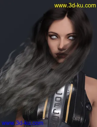 3D打印模型2022-02 Hair for Genesis 8 and 8.1 Females的图片