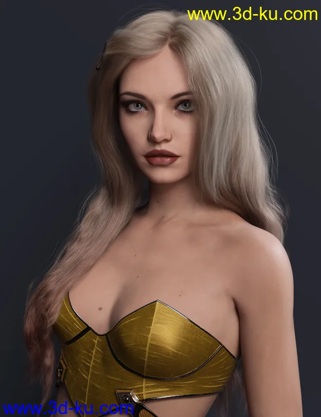 2022-02 Hair for Genesis 8 and 8.1 Females模型的图片6