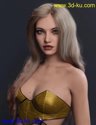 3D打印模型2022-02 Hair for Genesis 8 and 8.1 Females的图片