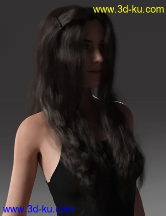 3D打印模型2022-02 Hair for Genesis 8 and 8.1 Females的图片