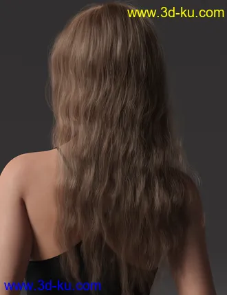 3D打印模型2022-02 Hair for Genesis 8 and 8.1 Females的图片