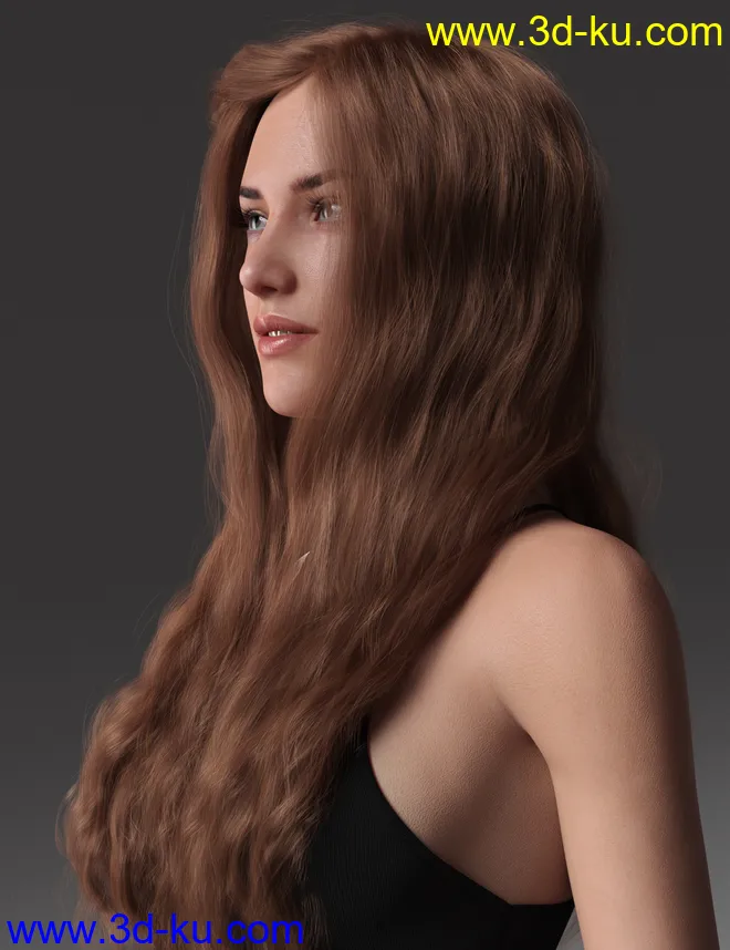 2022-02 Hair for Genesis 8 and 8.1 Females模型的图片13