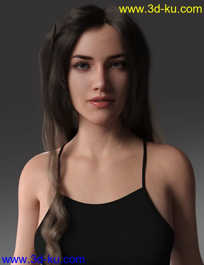 2022-02 Hair for Genesis 8 and 8.1 Females模型的图片14